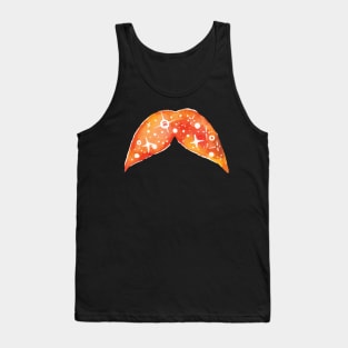 Fire of the suns space stache Tank Top